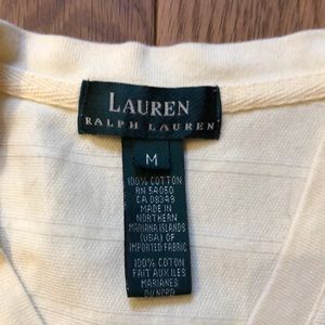 Lauren yellow knit sleeveless dress. Medium